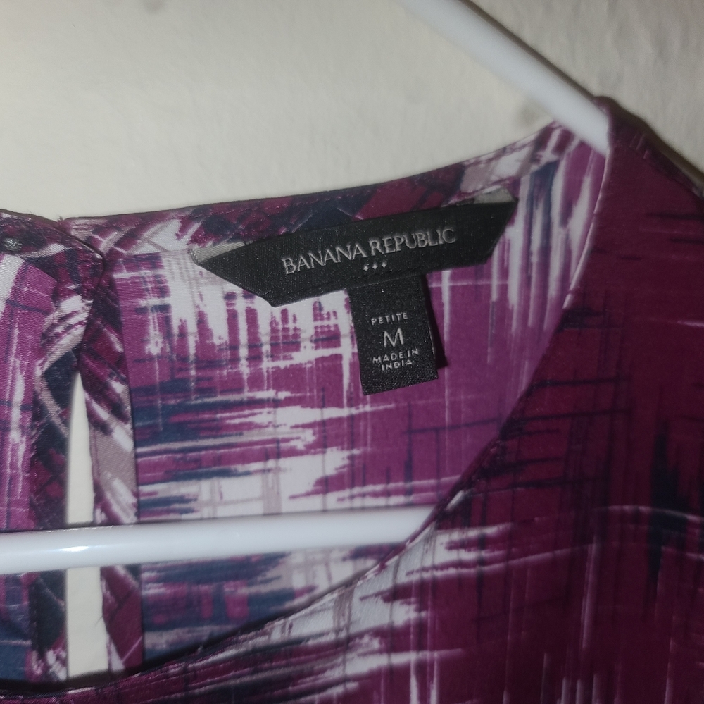 Banana Republic Dressy Printed Top - Picture 5 of 6